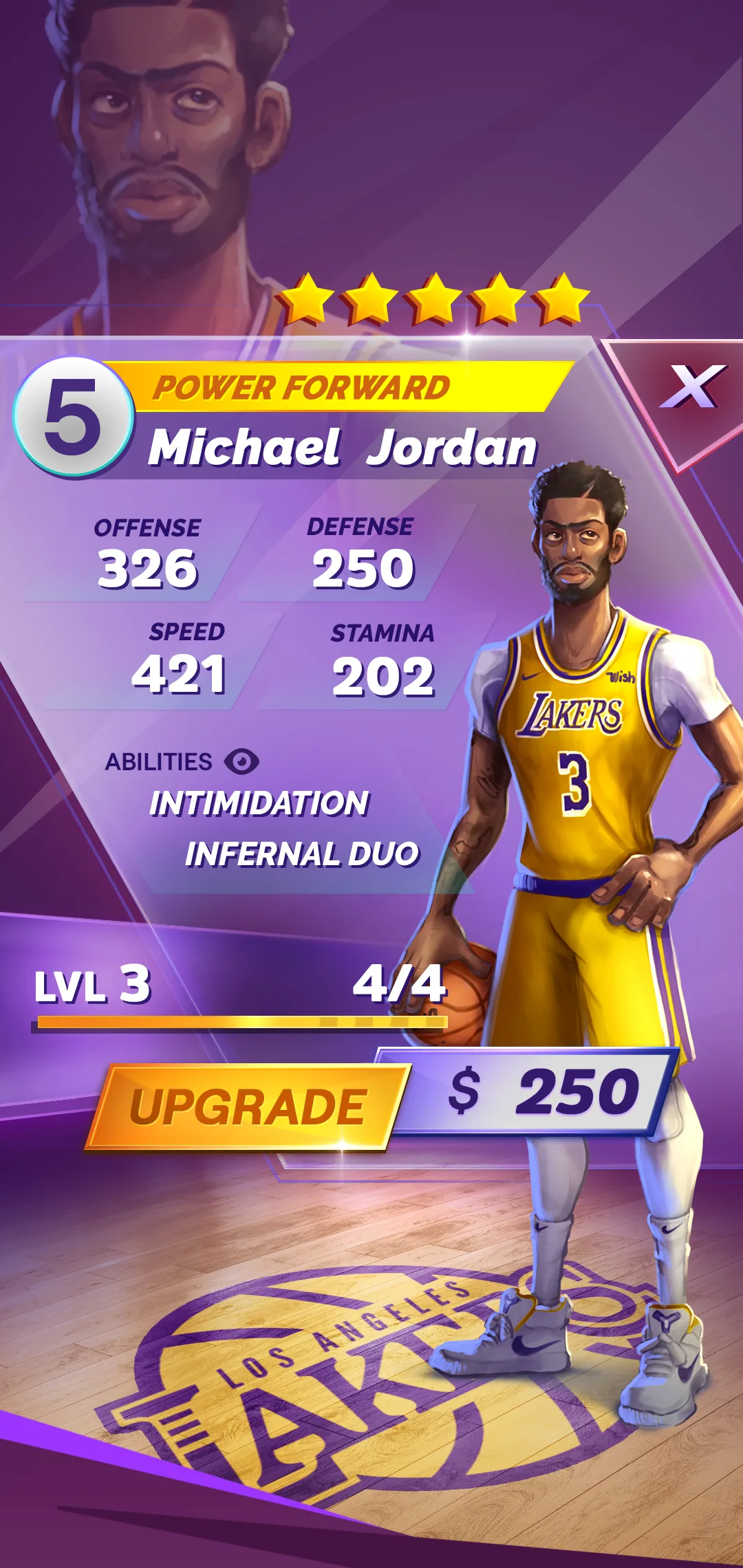 Collectible player card
