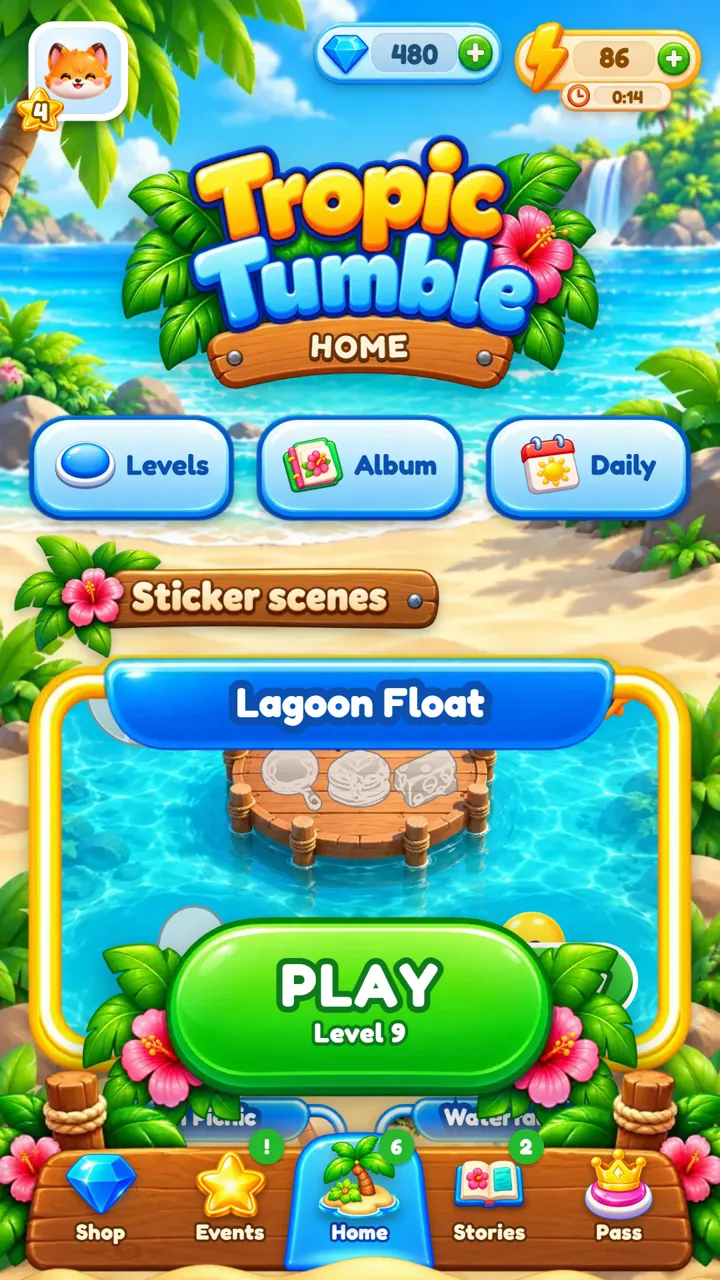 Tropic Tumble screenshot 3