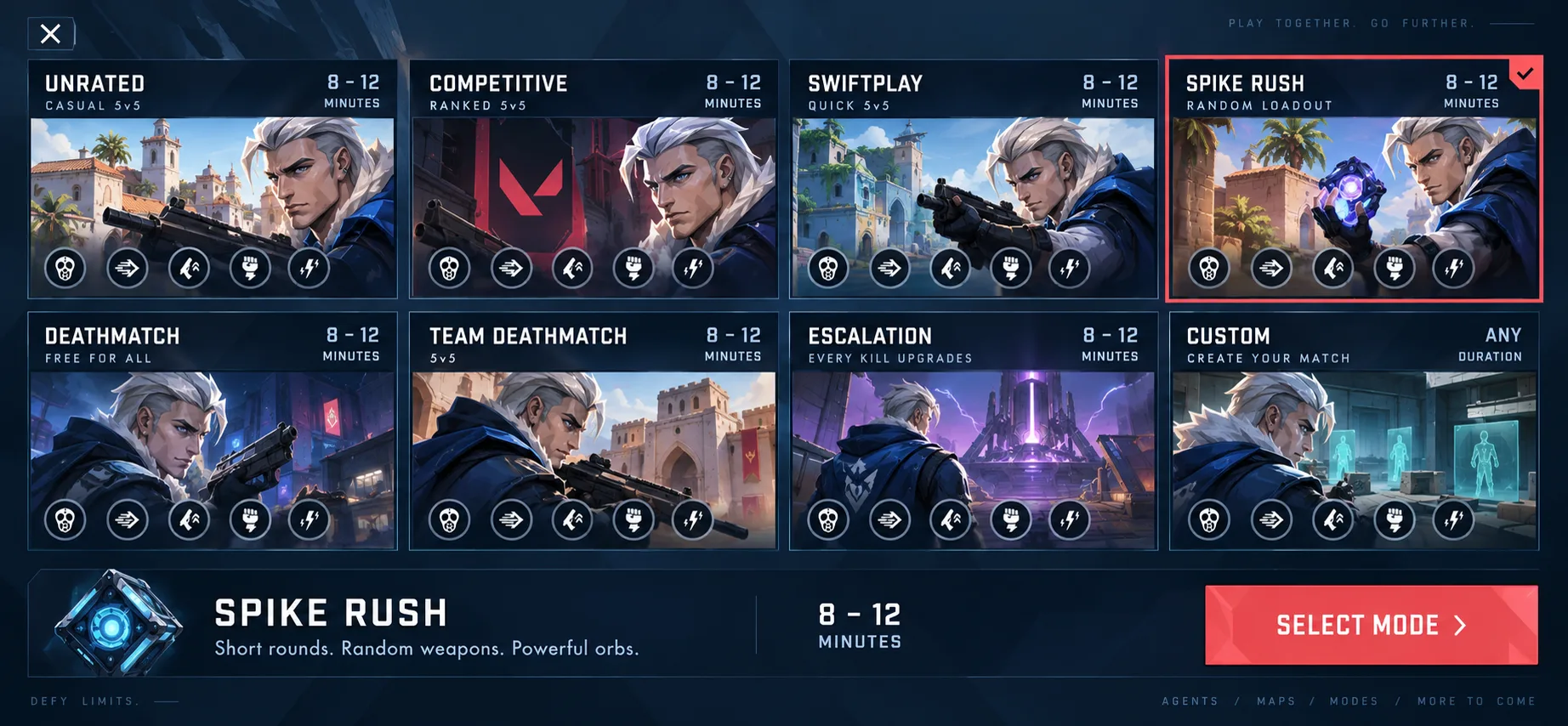 Mode selection