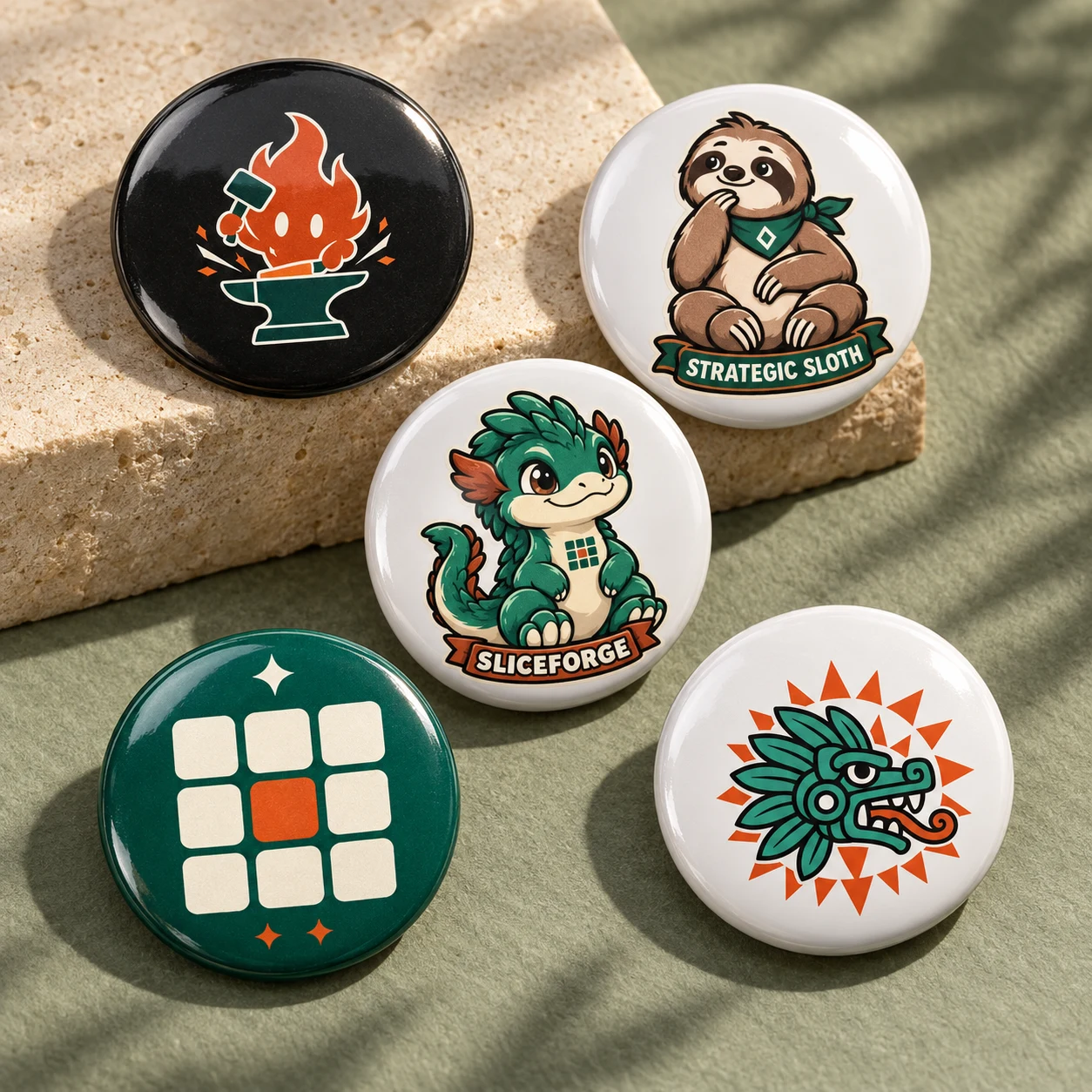 Maker’s Guild Pins: The full set