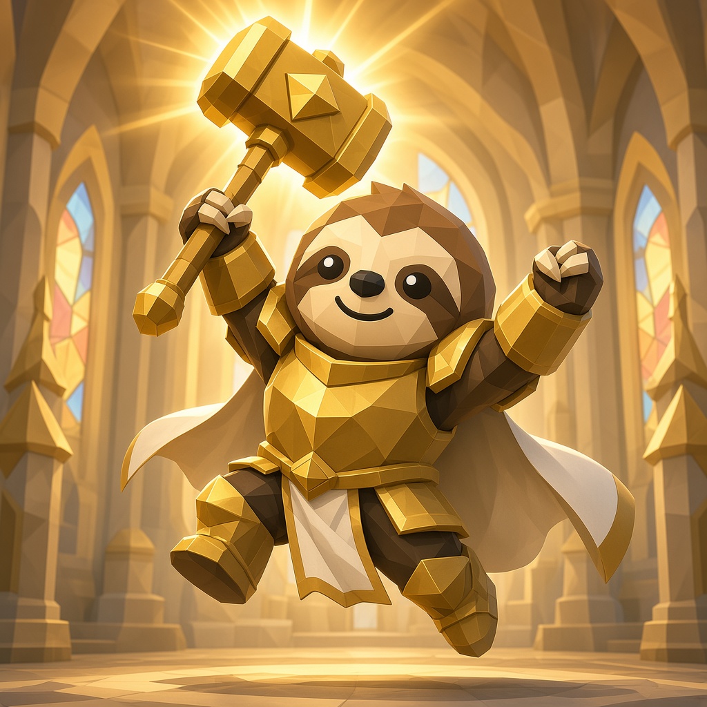Sloth Paladin character concept