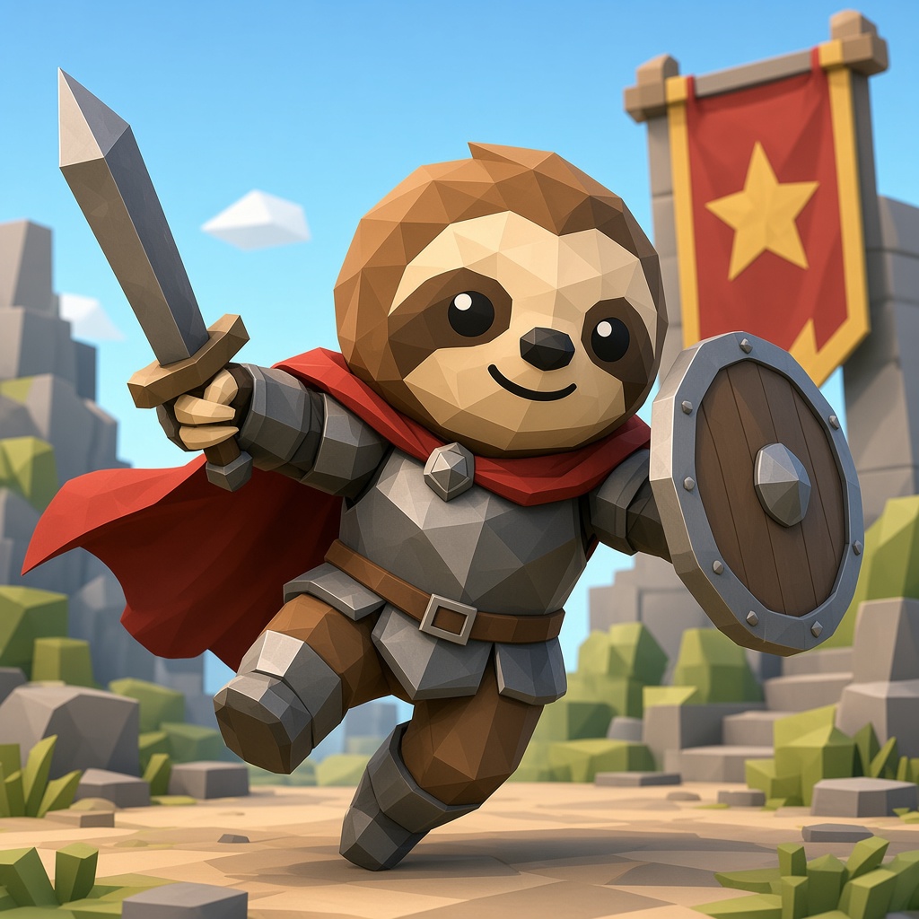 Sloth Warrior character concept